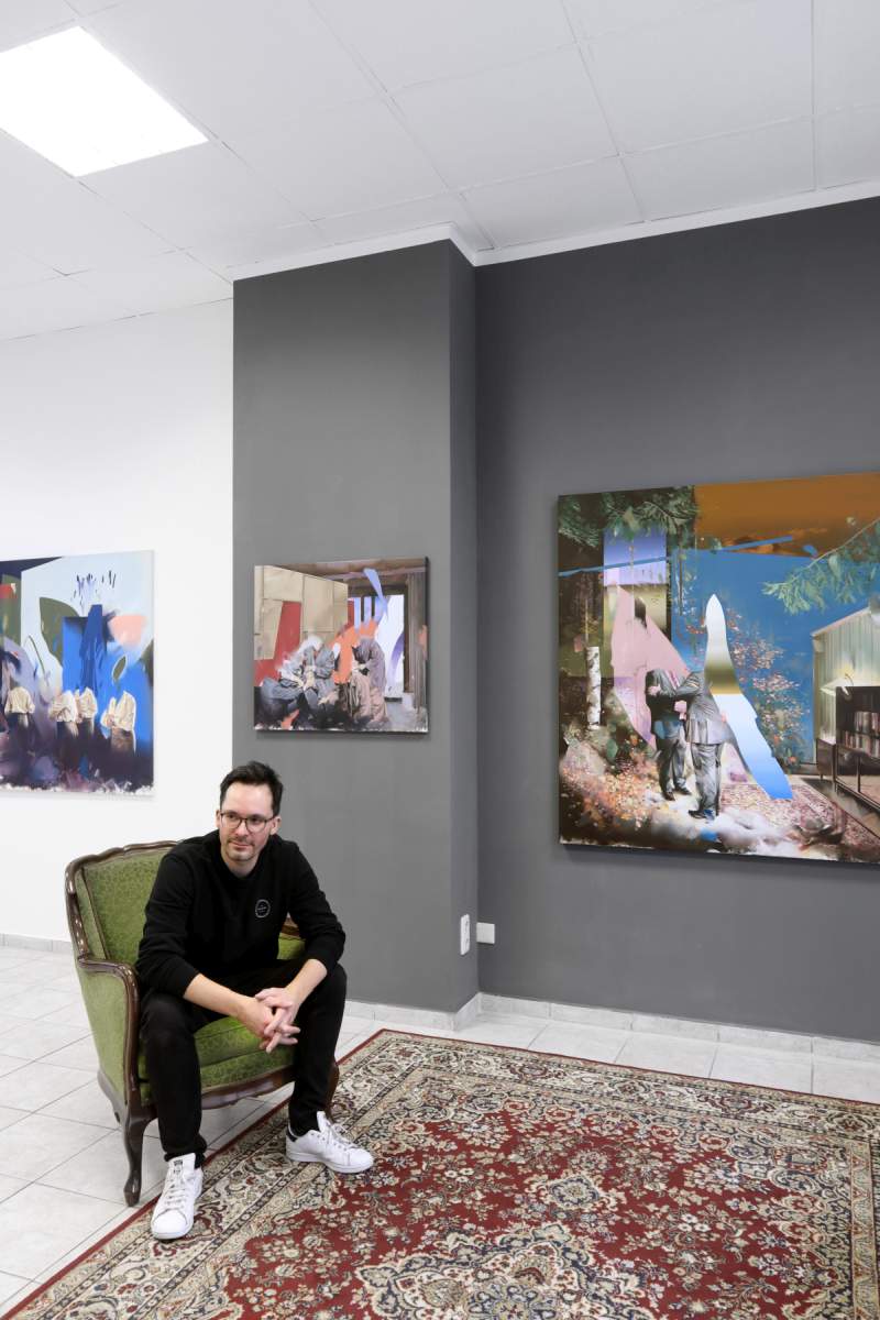 Osten mit Glitter – Steve Uhlig Galerie zeigt in Thonberg Bilder von Robin Zöffzig